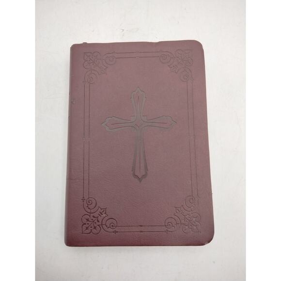 NIV Compact Holy Bible Leathersoft Burgundy Durable Flex Binding Zondervan - Picture 1 of 3